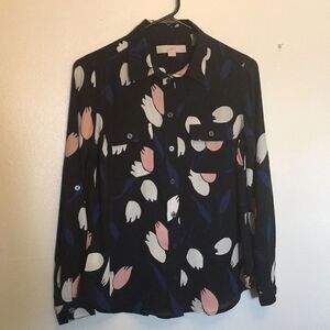 Ann Loft LOFT L/S Blouse S/Petite